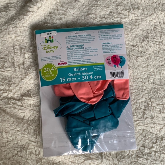 Minnie Mouse 1st birthday Balloon set 15 piece NIB - Picture 3 of 5